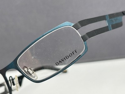 Davidoff Eyeglasses Frames Men Woman Blue Gray Square Oval 93015 NP:255 