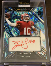 Wild Card 2025 Metallix Taylen Green Arkansas Rookie Autograph 2/3 WMGA-TG