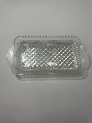 Vintage Anchor Hocking Glass Wexford Relish Tray 8x5