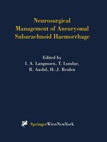 I. A. Langmoen (U. A.) | Neurosurgical Management Of Aneurysmal Subarachnoid...