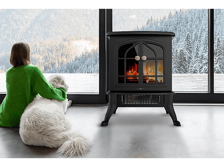 Chimenea eléctrica - Cecotec ReadyWarm 2000 Flames