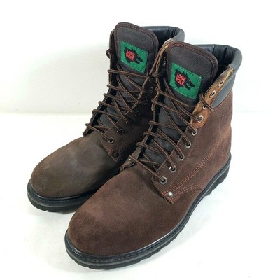 Lone Wolf Work Boots Men's Brown US 10 Insulated Steel Toe Leather