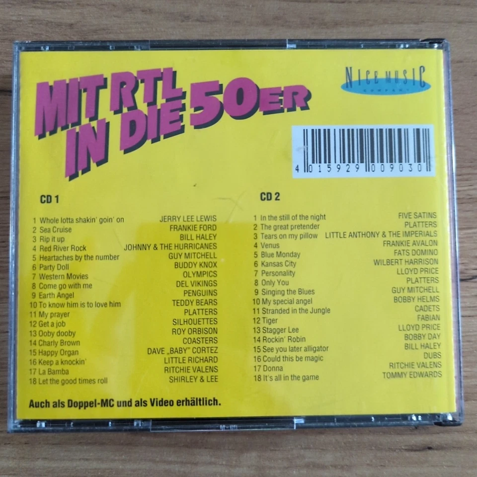 Mit RTL in die 50er - 2x CD Box - Zustand Sehr Gut @I13 - Bild 2 von 4