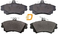 Denckermann B110814 Bremsbelagsatz FüR Scheibenbremse Bremsbelagsatz