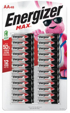 Energizer AA Batteries Double AA 4 Pack X12 48