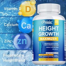 Height Growth Maximizer - Natural Height Increase Supplements - with Vitamin D