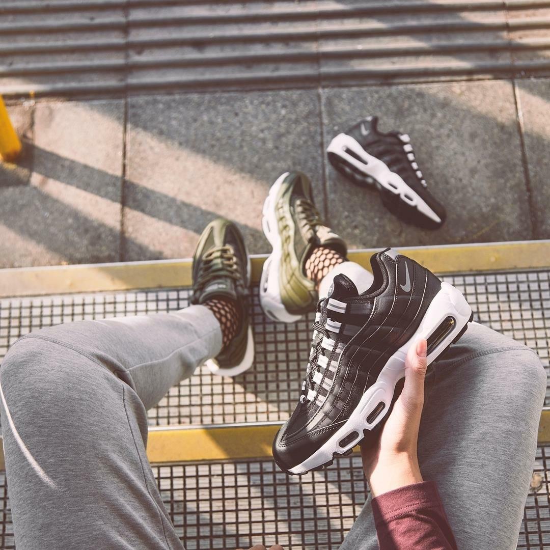 air max 95 black reflect silver