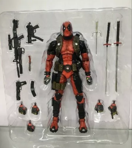 NECA Marvel X-Men Deadpool Ultimate Collector's 8" Action Figure Model Toy Box - Picture 8 of 16