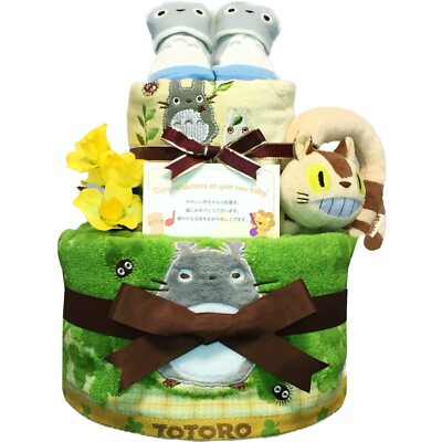 Diaper Cake My Neighbor Totoro Studio Ghibli Baby Gift for 4~8kg Baby  Shower NEW