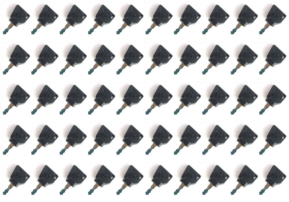 50pcs Ignition Keys 70145501 for JCB Parts 3CX Excavator #Q5857 ZX