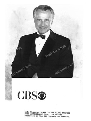 LYLE WAGGONER Terrific ORIGINAL TV Photo CAROL BURNETT 25TH ANNIVERSARY