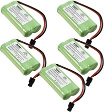 5-Pack HQRP Phone Battery for Uniden Series, BT-1002 BT-1008 BT-1016 BT-1025