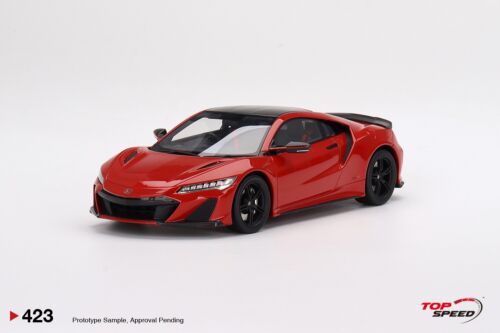 HONDA NSX TYPE S 2022 CURVA RED - TOPSPEED TS0423 1/18 - Picture 1 of 6