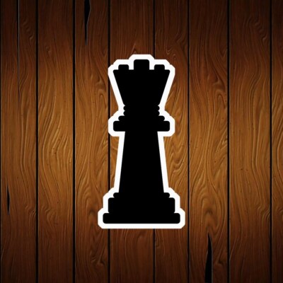 Queen Chess Piece Cookie Cutter - 3D Printed Food Safe PLA Plastic
