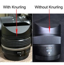 Bayonet Square Len Hood fit for Nikon NIKKOR Z40mm F2.0 With Adapter Ring Cap