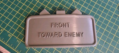 Claymore Mine Wandtürschild. Büroschrank. Neuheit Plakette