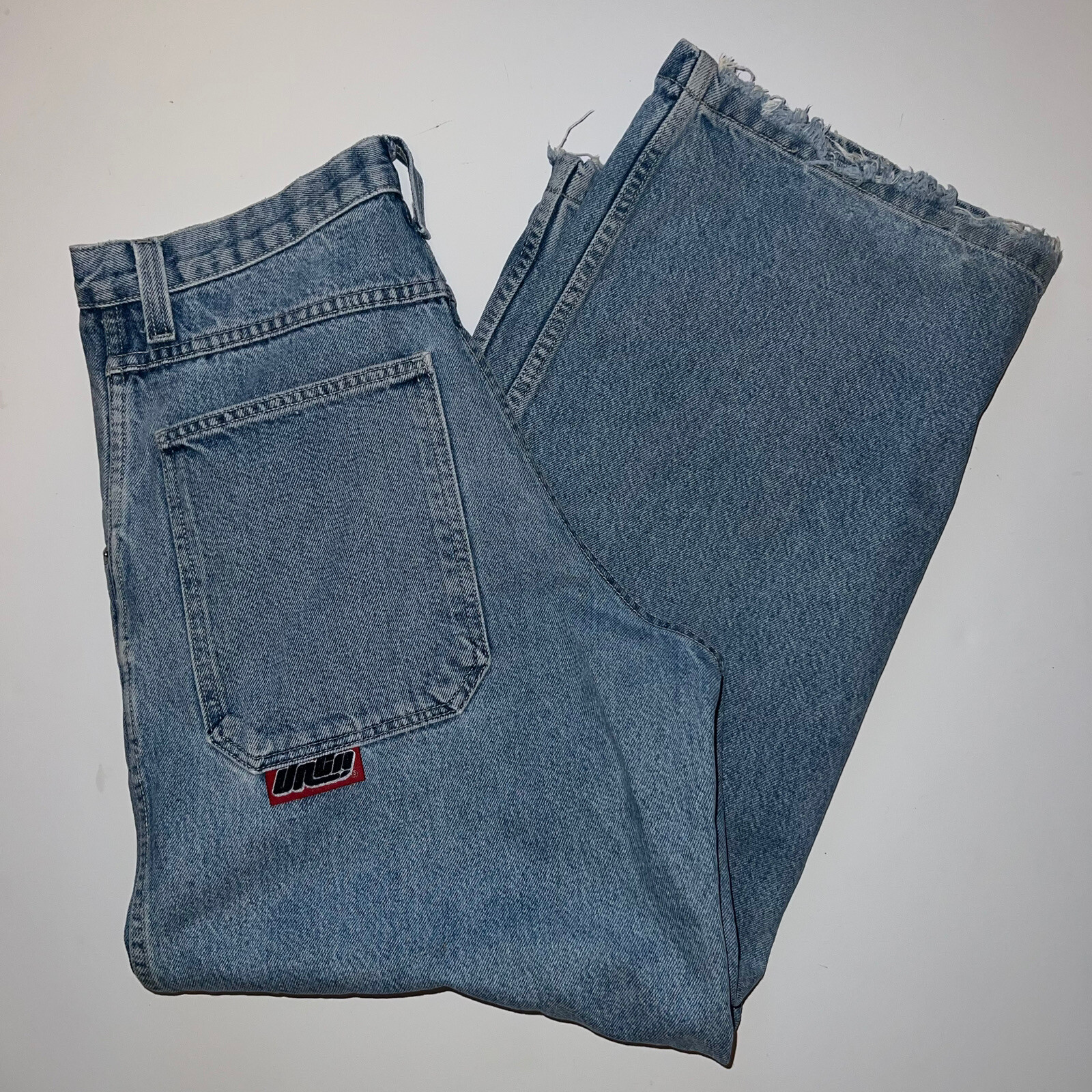 Jnco Pipes Easy Wide Vintage 90s Y2K Men's Wide-Leg Skate Opening Blue Jeans
