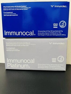 Immunotec Immunocal platinum/Classic Combo Pack! EXP: 09/2027