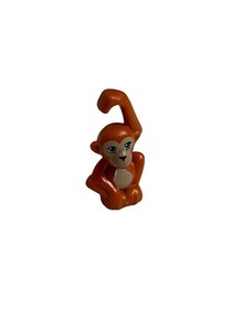 Lego Friends Dark Orange Baby Monkey Animal Mini Figure Chimpanzee Juliet 