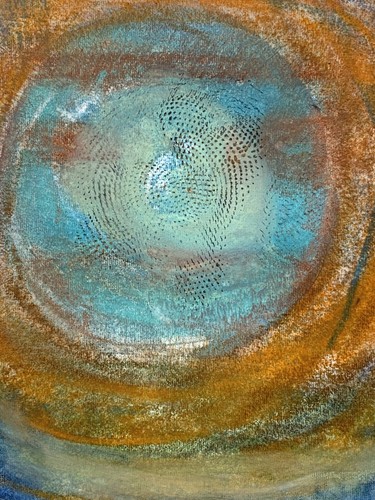 Original ~ handwerklich hergestellt ~ Enkaustikmalerei ~ Monotypie ~ mattiert ~ signiert ~ kostenloser Versand - Bild 7 von 9