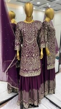 Pakistani Eid Salwar Kameez Ready To Wear Dress Suits Wedding Party 3 Piece New