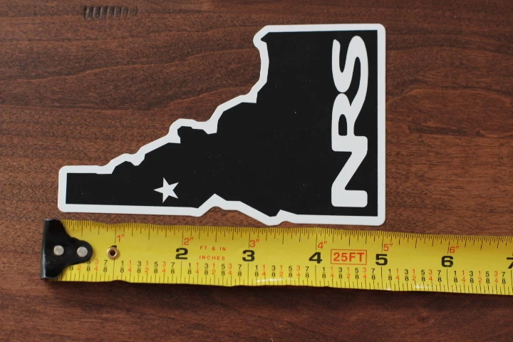 NRS Kayaking STICKER Decal NEW Idaho Black