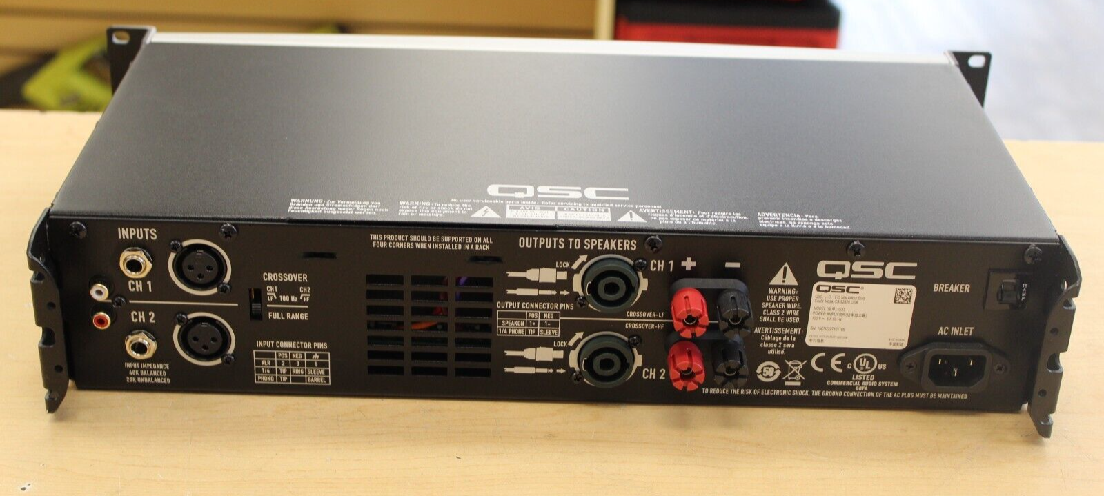 QSC GX5 Power Amplifier * Preowned* FREE SHIPPING eBay