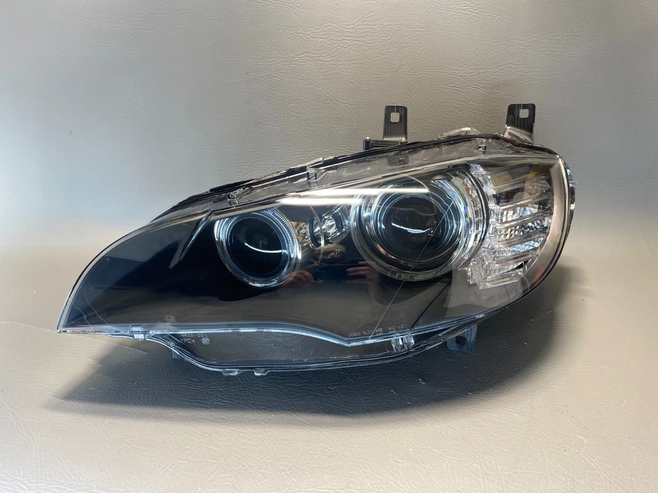 MINT 2008-2014 BMW X5 X6 E70 E71 LEFT HEADLIGHT ADAPTIVE XENON OEM 7287017 Foto 3 de 4