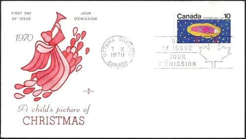 🍁Canada  #529     "CHRISTMAS CHILD"     Fine New  1970   Rosecraft  Cover