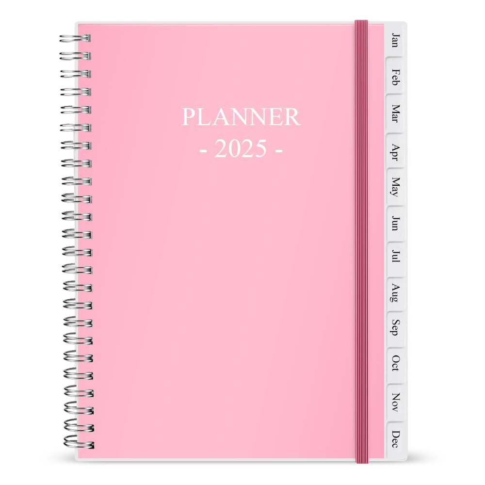 2025 Planner - Weekly & Monthly Planner Runs Jan 2025 to Dec 2025, 6.25