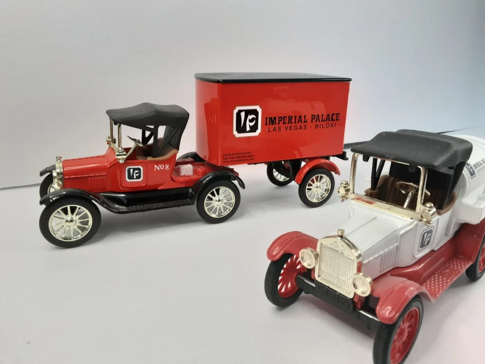 1918 Ford Cab And Trailer And 1918 Tanker Bank  Imperial Palace Casino Set - Image 3 of 4