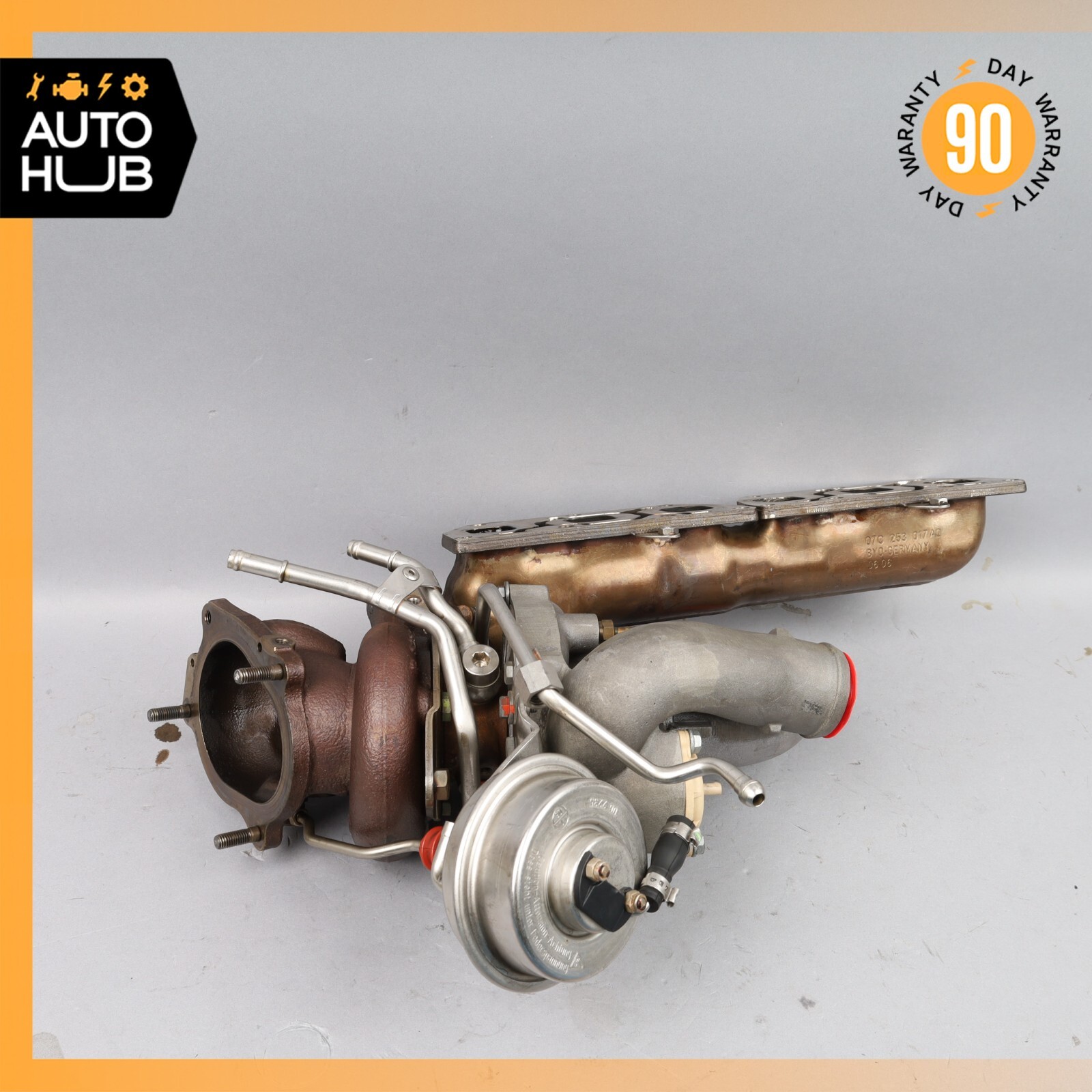03-08 Bentley Continental GT 6.0L W12 Turbocharger Turbo Manifold Left Side OEM