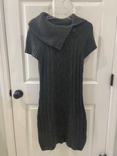 Gray Sweater Dress by Pink Rose Size M (EUC)
