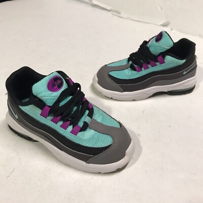 Nike Little Max 95 (TD) 905462-034 Wolf Grey Grape Size 10C