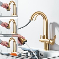 3-Wege-Wasserhahn Trinkwasserhahn Armatur 360 KüChenarmatur KüChe Mischbatterie