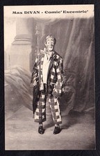 Max DIVAN (LAFFORGUE) Clown Comic Excentric Photography J. Tarpent TOULOUSE