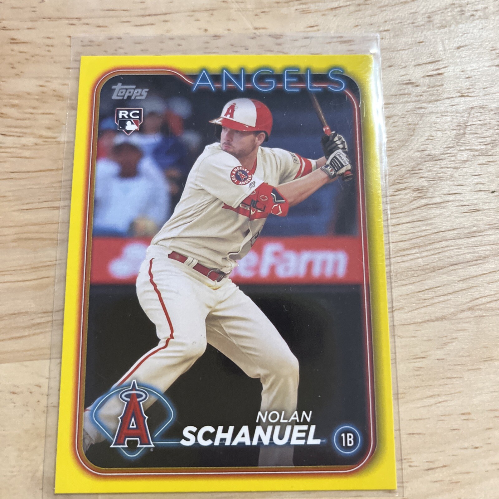 2024 Topps Series 1 - Yellow #53 Nolan Schanuel (RC)