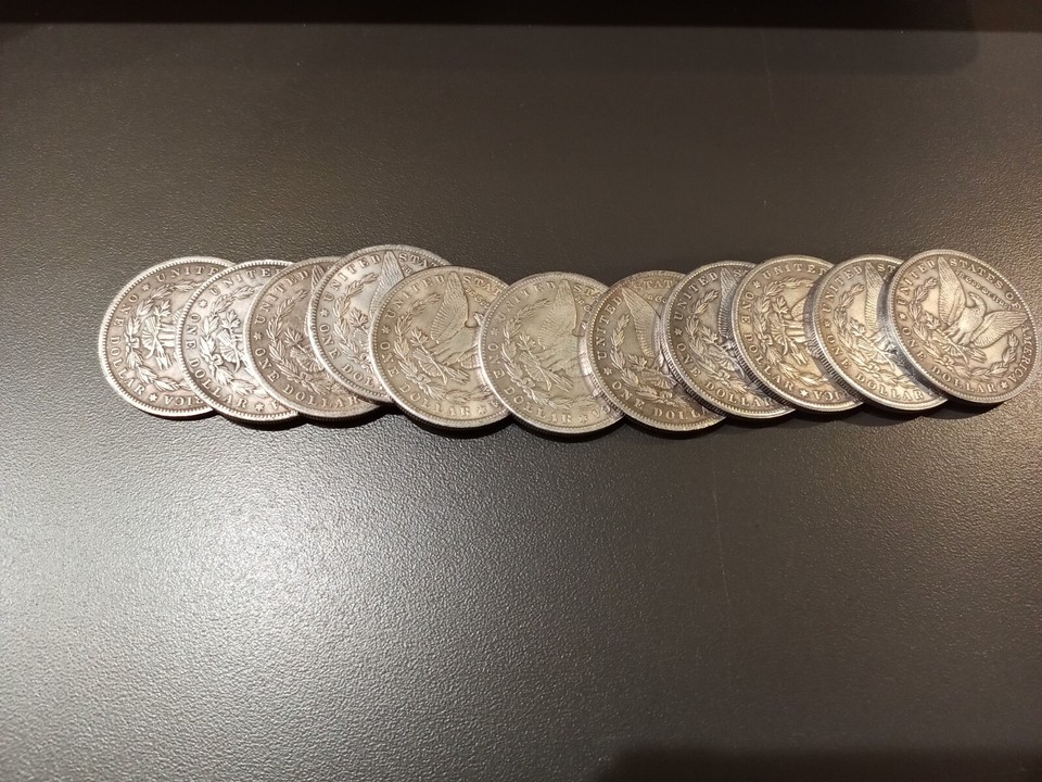 Dollars Lot Of 21 Coins Dates Very, All Reproduced, Not Real