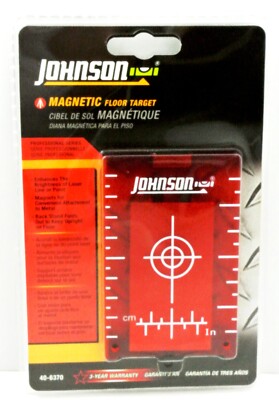 Johnson Magnetic Laser Floor Target Model 40-6370 NEW