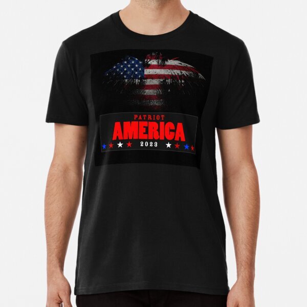 American Patriot Premium Political Support Made in USA T-Shirt S-5XL