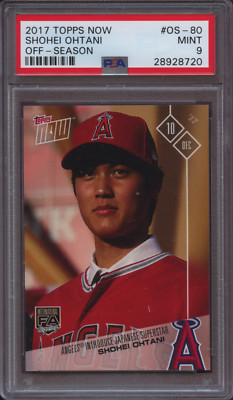 2017 Topps Now Off-Season OS-80 Shohei Ohtani PSA 9 Mint RC Angels