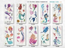 8 X Kids Tattoo Sticker Waterproof Body Temporary Tattoos Stickers US