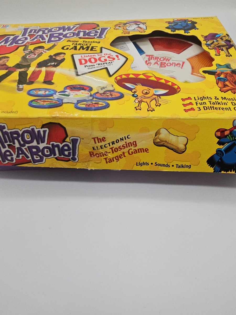 Throw Me a Bone; Bone-Tossing Target Game (Milton Bradley; 2001
