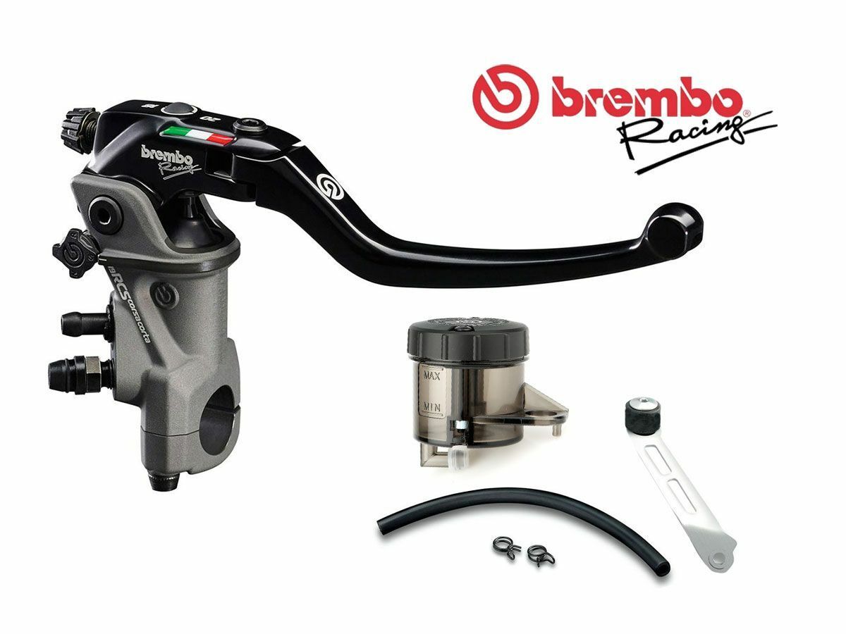OIL TANK MOUNTING KIT SMOKED + BREMBO RADIAL BRAKE PUMP 15 RCS CORSACORTA
