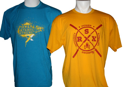 T-shirts Power Intensity Sport Cotton Crew Neck