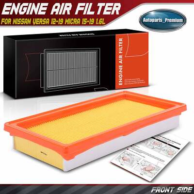 Engine Air Filter for Nissan Versa 2012 2013 2014-2019 Micra 2015-2019 L4 1.6L