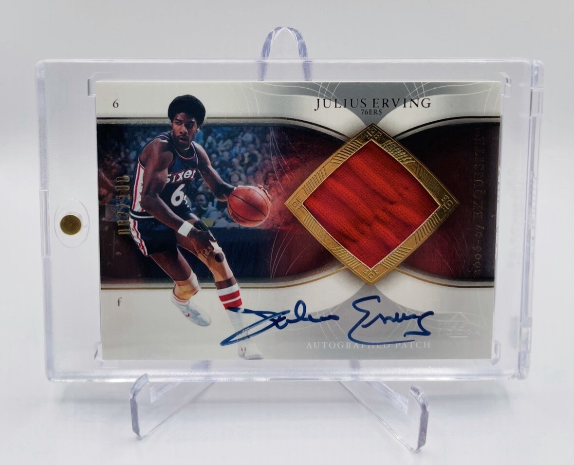 2006-07 Upper Deck Exquisite Collection Autograph Patches Julius