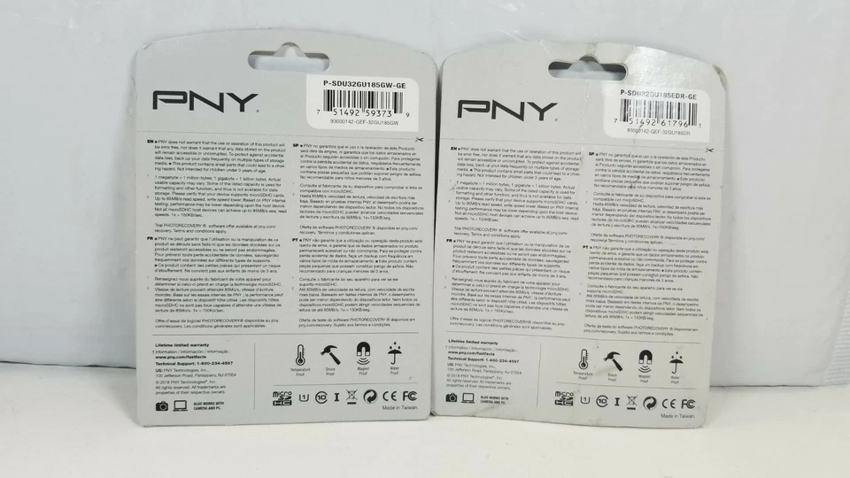 (Lote de 2) Micro SD Prime Performance PNY 32 GB con adaptador Foto 3 de 4