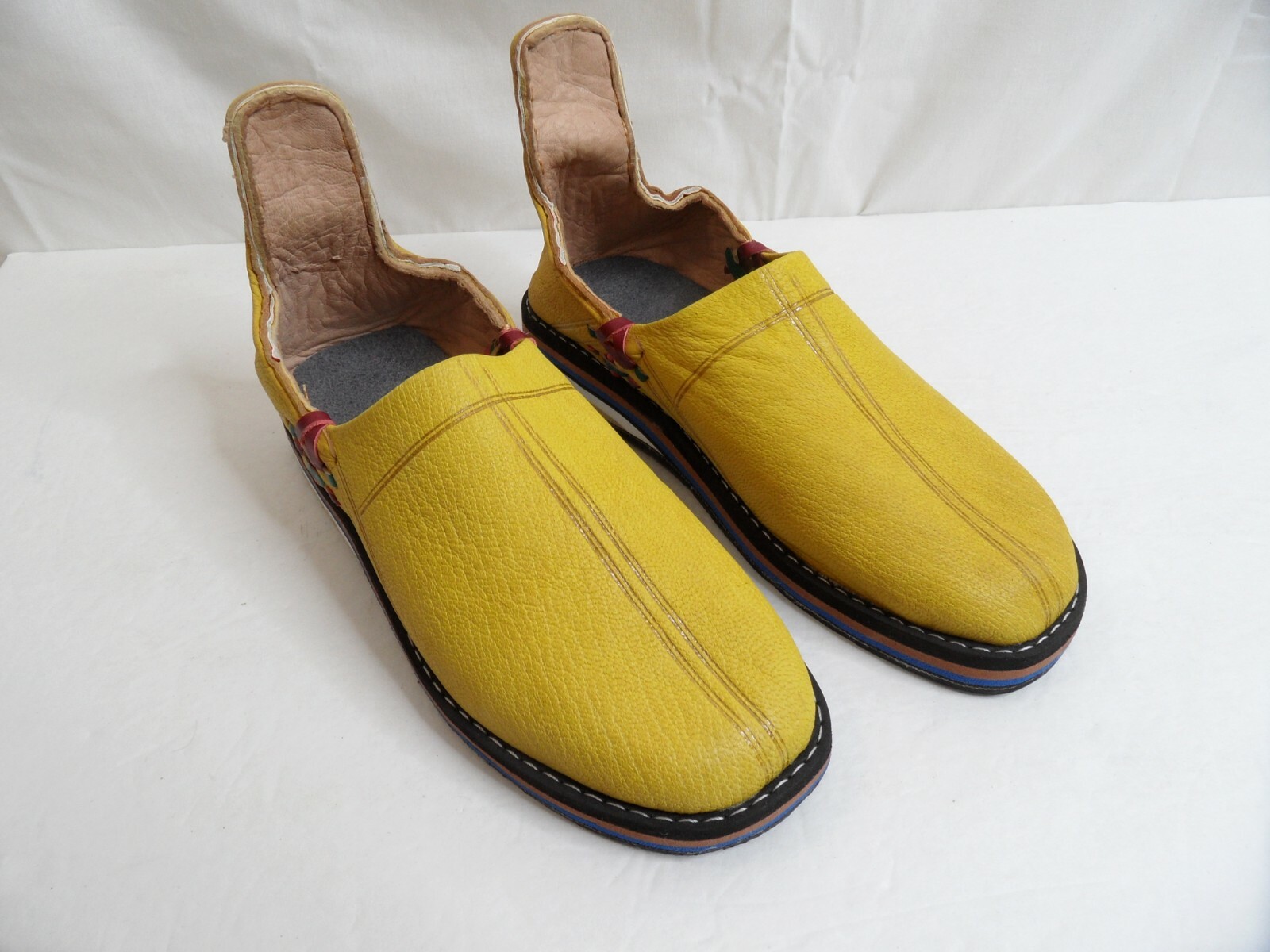 PANTOFOLA D’ORO Pantofole in pelle marocchine pantofole berbere in pelle scarpe babouche donna 6 5