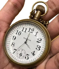 vintage Antique Brass Pocket watch Victoria 1875 with Occasion Gift